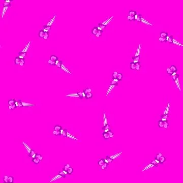 Seamless pattern ray laser gun beam cartoon vector Stock Illustration