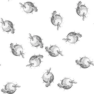 Seamless pattern rays sun sketch hand drawn Stock Illustration