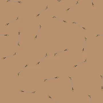 Seamless pattern reacher grabber tool cartoon vector Stock Illustration
