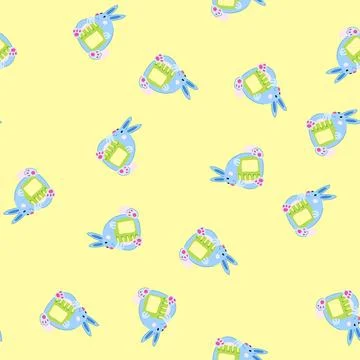 Seamless pattern reading educational toy cartoon vector 스톡 일러스트