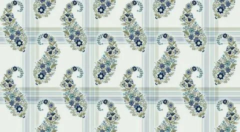 Seamless pattern of realistic rose flowers with tropical leaves. watercolor.. Stock Illustration