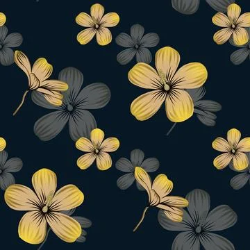 Seamless pattern of realistic rose flowers with tropical leaves. watercolor.. Ilustração Stock