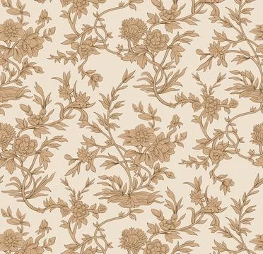 Seamless pattern of realistic rose flowers with tropical leaves. watercolor.. イラスト素材