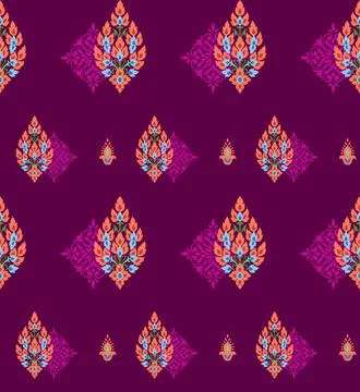 Seamless pattern of realistic rose flowers with tropical leaves. watercolor.. Stock Illustration