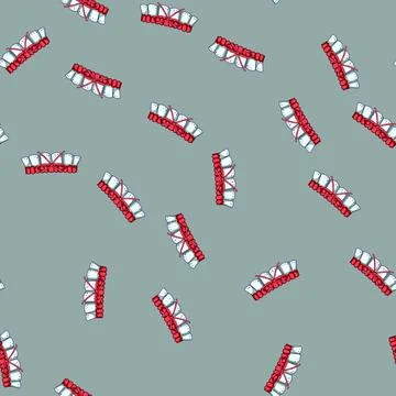 Seamless pattern reception garter wedding cartoon vector Stock Illustration
