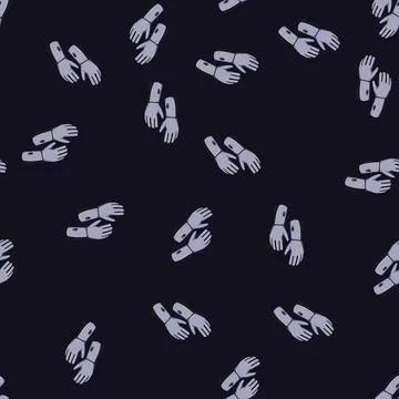 Seamless pattern rechargeable gloves heated cartoon vector イラスト素材