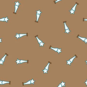 Seamless pattern recognition glass trophy cartoon vector Stock Illustration