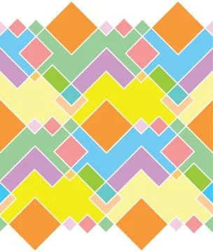 Seamless pattern of rectangles 库存插图