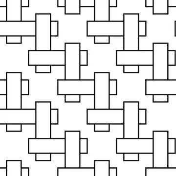 Seamless pattern with rectangles Stock Illustration