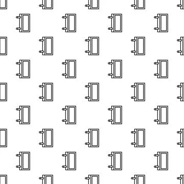 Seamless pattern with a rectangular store sign Stock Illustration