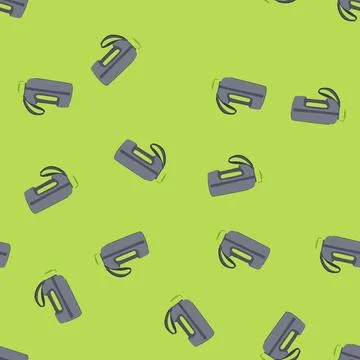 Seamless pattern recycle water bottle cartoon vector Stock Illustration