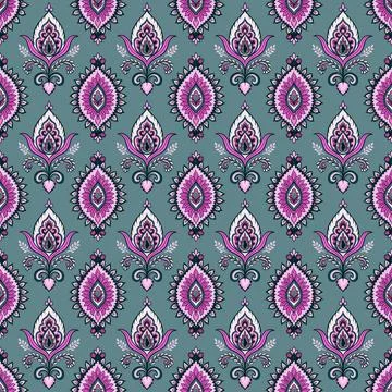 Seamless pattern with red and gold stars Stock Illustration