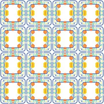 Seamless pattern with red and gold stars Stock Illustration