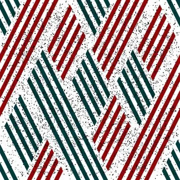 Seamless pattern with red and green stripes 5864 イラスト素材