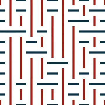 Seamless pattern with red and green segments 6986 Illustrazione stock