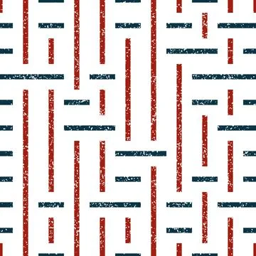 Seamless pattern with red and green segments 7105 Illustrazione stock