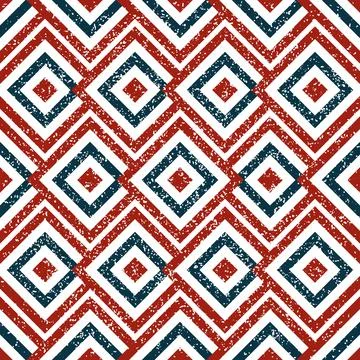 Seamless pattern with red and green squares 7107 Stock Illustration