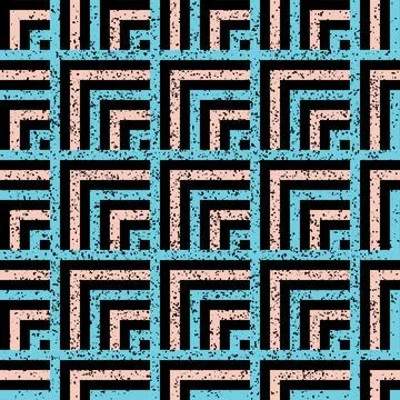 Seamless pattern with red and green lines 7220 Illustrazione stock