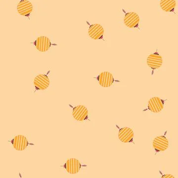 Seamless pattern red asian lantern cartoon vector イラスト素材