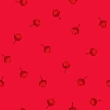 Seamless pattern red asian lantern cartoon vector Ilustración de archivo