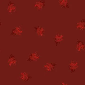 Seamless pattern Red blood splattering creating abstract background drops 스톡 일러스트