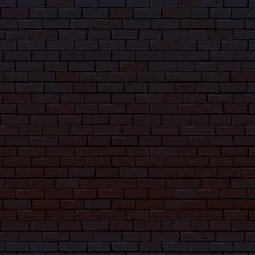 Seamless pattern, Red brick wall, night alley. Vector illustration in flat style 스톡 일러스트