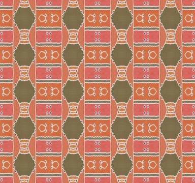 Seamless pattern red brown Stock Illustration