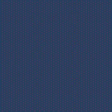 Seamless Pattern of Red Dotted Line on Blue Surface. Infinite Tiny Color Polka Stock Illustration