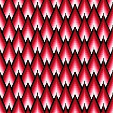 Seamless pattern with red elements 스톡 일러스트