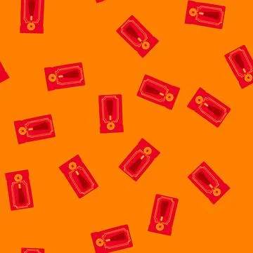 Seamless pattern red envelope symbolizing good fortune and celebration Stock Illustration