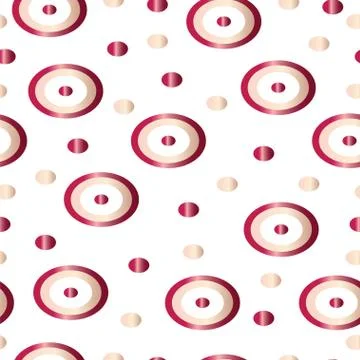 Seamless pattern with red evil eye vector Stock Illustration