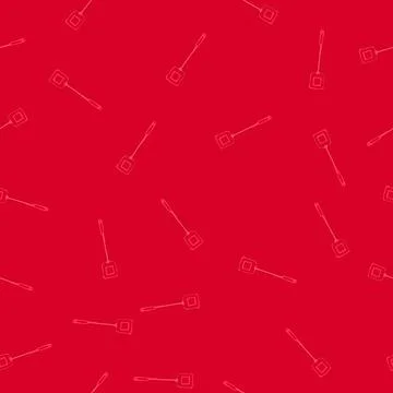 Seamless pattern red fly swatter managing insect pest control Stock Illustration