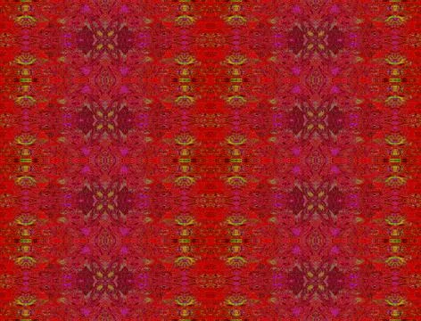 Seamless pattern red gold Stock Illustration