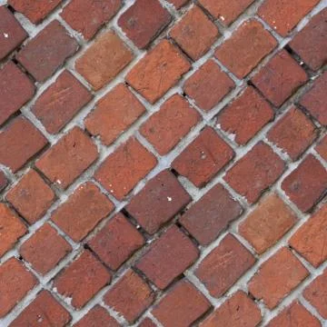 Seamless pattern with red old blocks Stock Photos