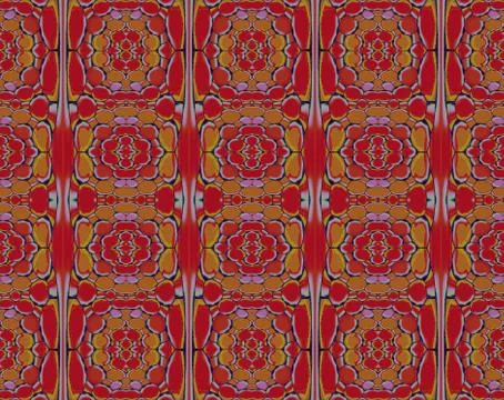 Seamless pattern red orange Stock Illustration