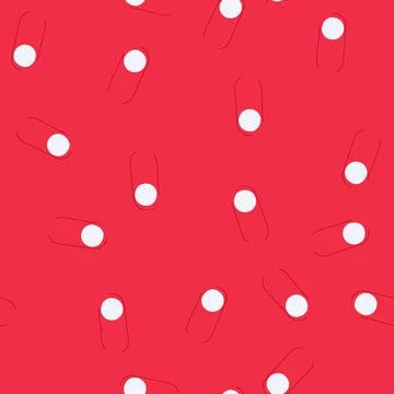 Seamless pattern red toggle switch illustrating off digital state Stock Illustration
