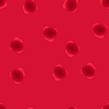 Seamless pattern red wax seal stamp with diamond shape Stock Illustration