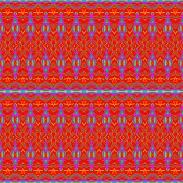 Seamless pattern red yellow Stock Illustration