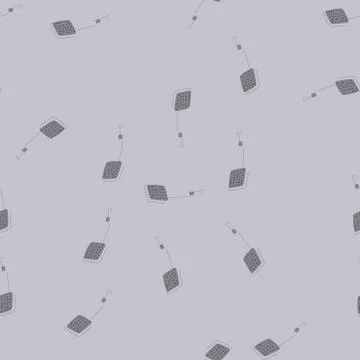 Seamless pattern reduce low flow showerhead cartoon vector Stock Illustration