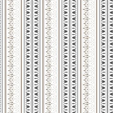 Seamless pattern. Refined vertical border pattern featuring alternating columns  Illustrazione stock