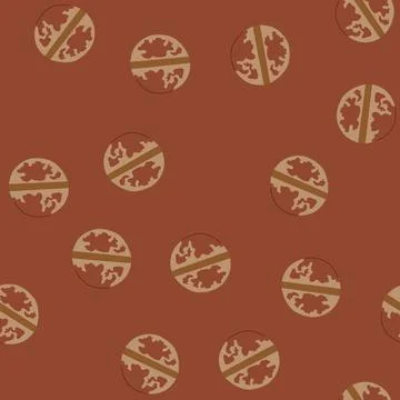 Seamless pattern reflection rusty screw head cartoon vector 스톡 일러스트