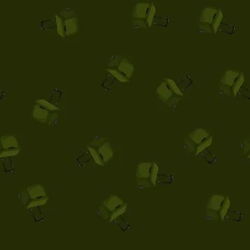 Seamless pattern refrigerator cooler box cartoon vector 库存插图