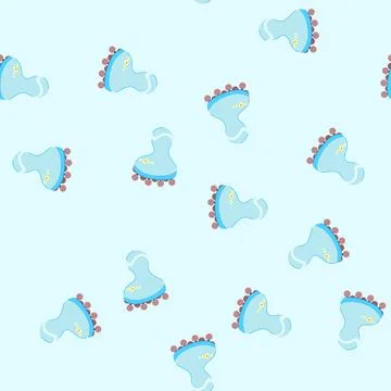 Seamless pattern relax massage neck cartoon vector Stock Illustration