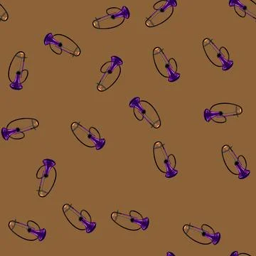 Seamless pattern relaxation hookah shisha cartoon vector sign color Stock Illustration