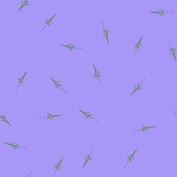 Seamless pattern relaxation lavender cartoon vector Stock Illustration