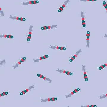 Seamless pattern repair paint scraper cartoon vector Illustrazione stock