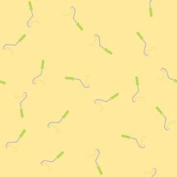 Seamless pattern repair roller paint cartoon vector Illustrazione stock