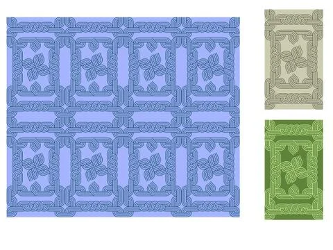 Seamless pattern, repeatable background for website, wallpaper, Stock Illustration