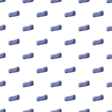 Seamless pattern with repeating blue pebble stones Illustrazione stock