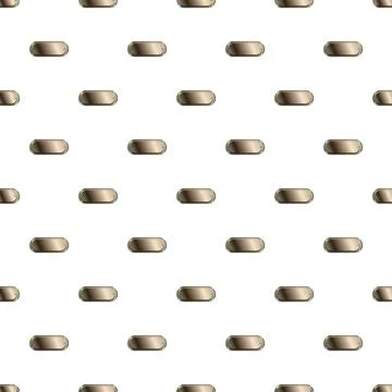 Seamless pattern with repeating bronze metal plates Stock Illustration